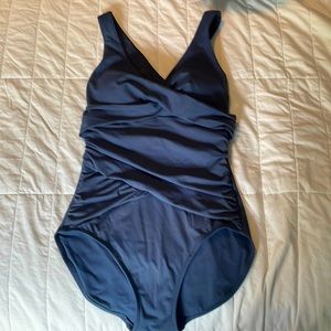 CALIA Women's Sculpt Wrapped One
Piece Swimsuit